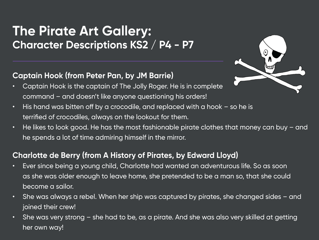 Teaching Resource: The Pirate Art Gallery